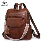 Wholesale Women Large Capacity Retro Dual-Use Backpack - Image 2