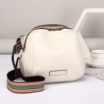 Women Fashion Broadband Genuine Leather Shell Bag - Image 2