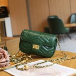 Women Fashion Temperament Leather Rhombus Chain Small Square Bag - Image 2