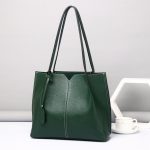 Wholesale Women Casual Leather Tote Bag Large Capacity Shoulder Bag - Image 2