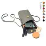 Wholesale Women Simple Solid Color Leather Flap-On Mini Crossbody Bag - Image 2
