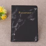Wholesale Fashion Passport Cover PU Marble Style Travel ID Credit Card Passport Holder Purse Bag - Image 2