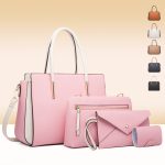 Wholesale Fashion Color Block Handbag Sets