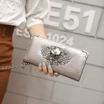 Wholesale Women'S Fashion Retro Punk Wallet Skull Long Purses