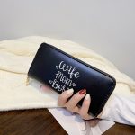 Wholesale Women Fashion Letter Printing Zipper Coin Purse