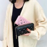 Wholesale Women Fashion Rivet Coin Purse