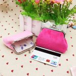 Women Fashion Candy Color Plush Coin Purse - Image 2