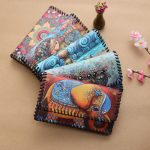 Wholesale Women Fashion Vintage Ethnic Style Cartoon Pattern Kids Print Wallet - Image 2