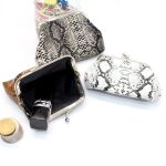 Wholesale Women Fashion Pu Snake Buckle Coin Purse - Image 2