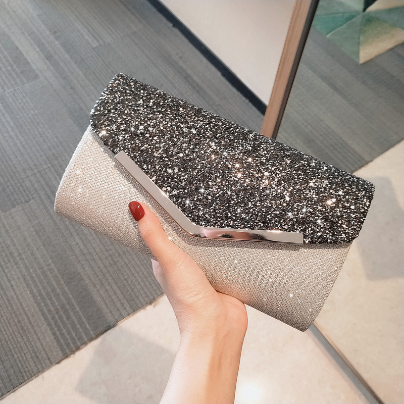 main_1-818 Fashion Rhinestone Evening Clutch Bag - Image 1