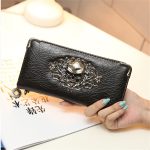 Women Fashion Creative Skull Long Purses - Image 2