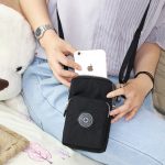 Women Fashion Two-Layer Zip Long Crossbody Purses