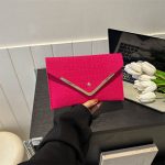 Wholesale Women Simple Solid Color Felt Envelope With Purses - Image 2