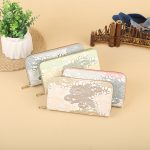 Wholesale Women Fashion Creative Floral Embroidery Large Capacity Zipper Purses - Image 2