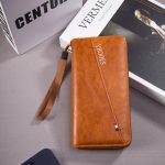 Men Fashion Casual Solid Color Long Large Capacity Purse - Image 2