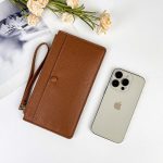 Wholesale Women Fashion Solid Color Long Multi-Function Zipper Purse - Image 2