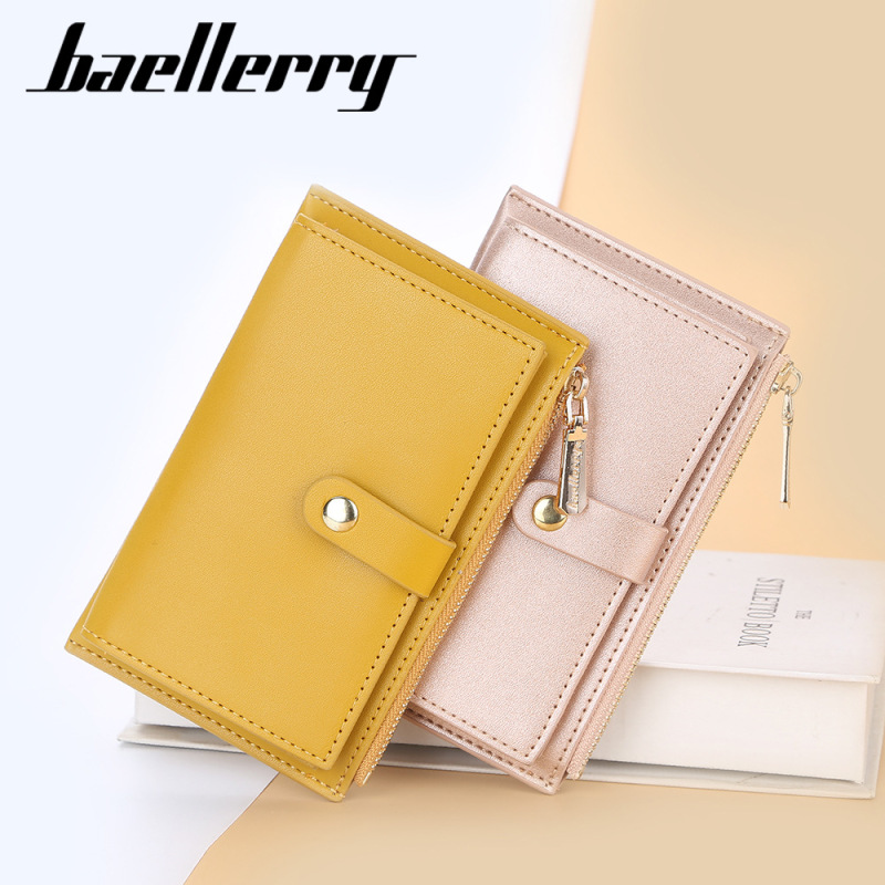 main_1-915 Multifunctional Wallet Zipper Solid Color Wallet - Image 1