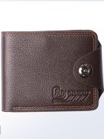 Men Fashion Casual Solid Color Multi-Card Coin Wallet - Image 4