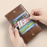 Fashion Simple Solid Color Ultra-Thin Small Wallet - Image 3