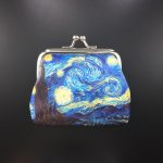 Women'S Fashion Printed Van Gogh Oil Painting Creative Mini Wallet