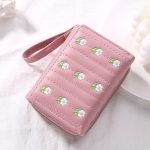 Women Fashion Cute Embroidered Compact Wallet - Image 2