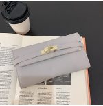 Wholesale Women Fashion Tri-Fold Platinum Heavy Industry Wallet Coin Purse - Image 10