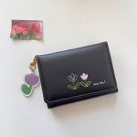 Women Fashion Tulip Simple And Fresh Short Wallet - Image 10