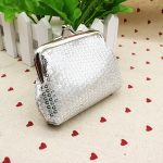 Women Fashion Solid Sequin Compact Wallet - Image 11