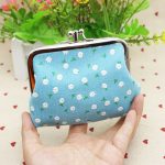 Women Fashion Vintage Double Layer Rose Canvas Compact Wallet - Image 10
