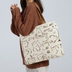 Wholesale Women'S Fashion Anime Large Capacity Canvas Tote Bag - Image 11