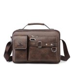 Wholesale Men Fashion Casual Retro PU Crossbody Bag - Image 8