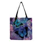 Wholesale Women'S Multifunctional Large Capacity Butterfly Print Shopping Bag - Image 10