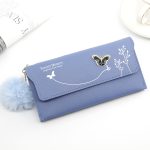 Women Fashion Bowknot Solid Color Long Coin Purse - Image 8