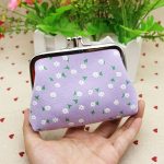 Women Fashion Vintage Double Layer Rose Canvas Compact Wallet - Image 12