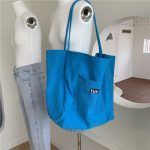 Wholesale Women Fashion Large Capacity Fashion Printed Shopping Bag Canvas Tote Bag - Image 12