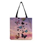 Wholesale Women'S Multifunctional Large Capacity Butterfly Print Shopping Bag - Image 11