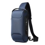 Wholesale Men Fashion Casual Oxford Password Zip Lock Chest Bag - Image 12