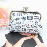 Women Fashion Vintage Double Layer Rose Canvas Compact Wallet - Image 13