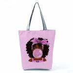 Wholesale Women'S Cool Girl Print One Shoulder Shopping Bag - Image 13
