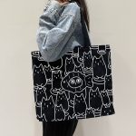 Women'S Fashion Graffiti Vintage Large Capacity Canvas Tote Bag - Image 13