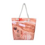 Wholesale Women Fashion Linen Fabric Canvas Ethnic Style Tote Bag - Image 14