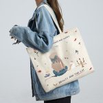 Wholesale Women'S Fashion Anime Large Capacity Canvas Tote Bag - Image 16