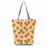 Wholesale Women'S Lazy Sunflower Print One Shoulder Shopping Bag - Image 15