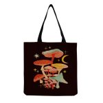 Wholesale Women'S Creative Large Capacity Portable Mushroom Print Shopping Bag - Image 16
