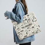 Women'S Fashion Graffiti Vintage Large Capacity Canvas Tote Bag - Image 18