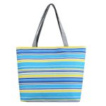 Wholesale Women Fashion Canvas Stripe Tote Bag - Image 20