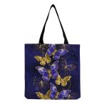 Wholesale Women'S Multifunctional Large Capacity Butterfly Print Shopping Bag - Image 18