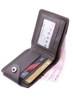 Men Fashion Casual Solid Color Multi-Card Coin Wallet - Image 5