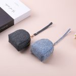 Women Fashion Solid Color Mini Denim Wallets - Image 2