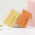 Women Basic Zipper Design Stone Pattern PU Wallet - Image 3